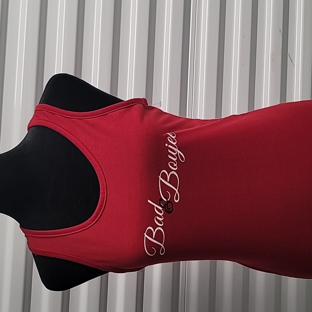 Red Bad & Boujee Red Tank Top